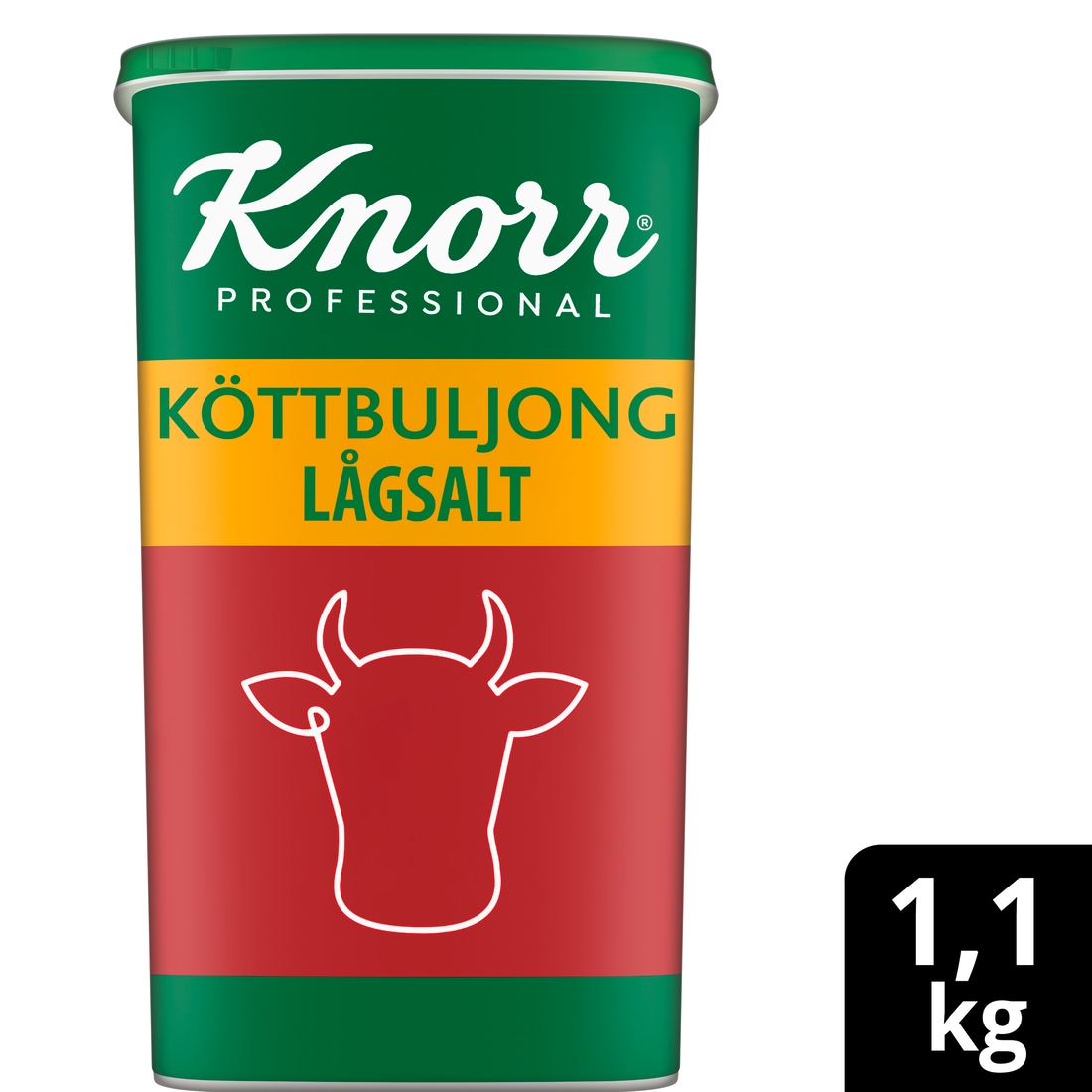 Knorr Köttbuljong lågsalt, pulver 6 x 1,1 kg